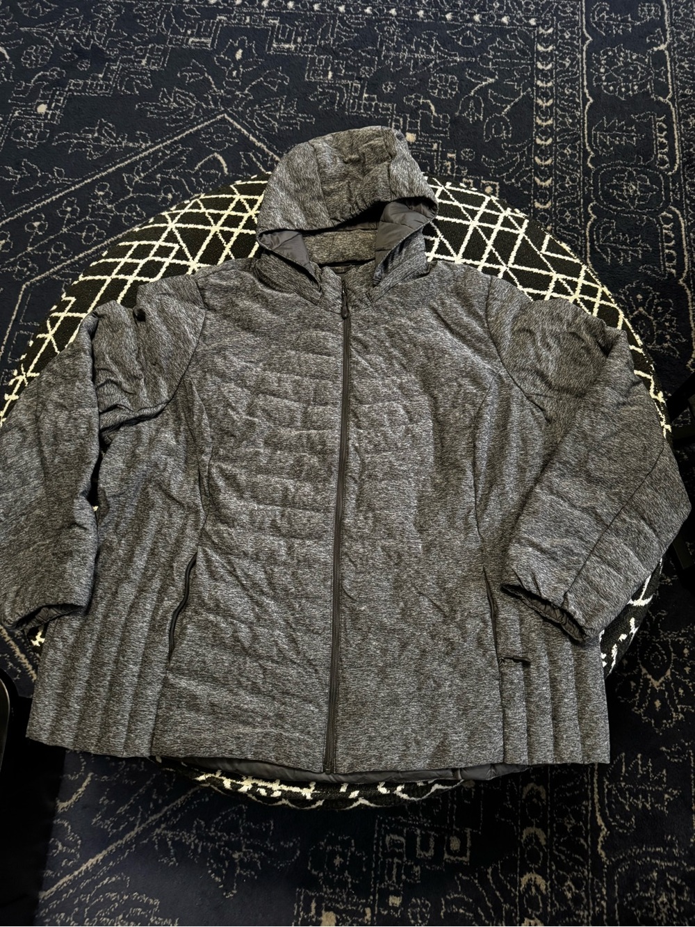 Heat Keepers Gray Hooded Jacket 2X Water Resistant